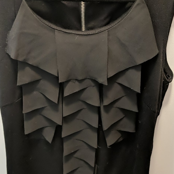 BOGO!! Vero Moda black ruffle dress small - Picture 2 of 3